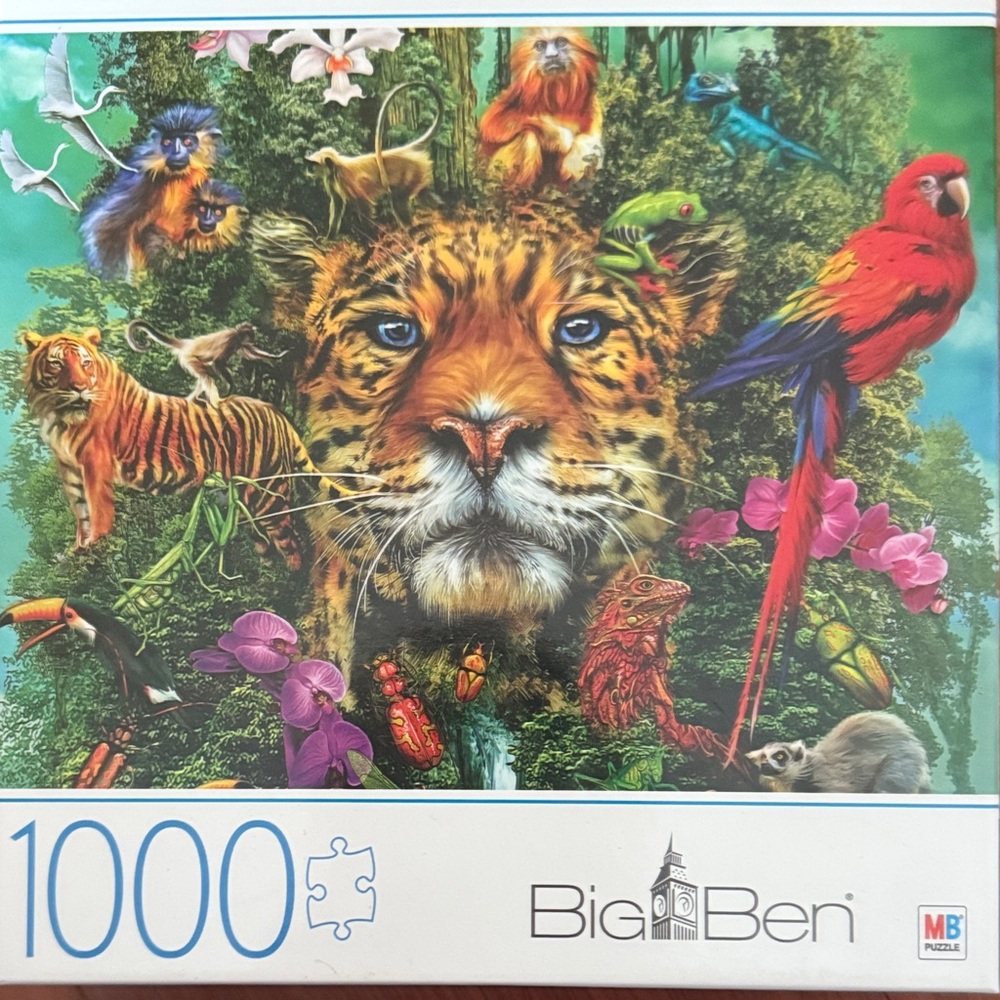Big Ben Jungle Wildlife Puzzle - 1000 Pieces